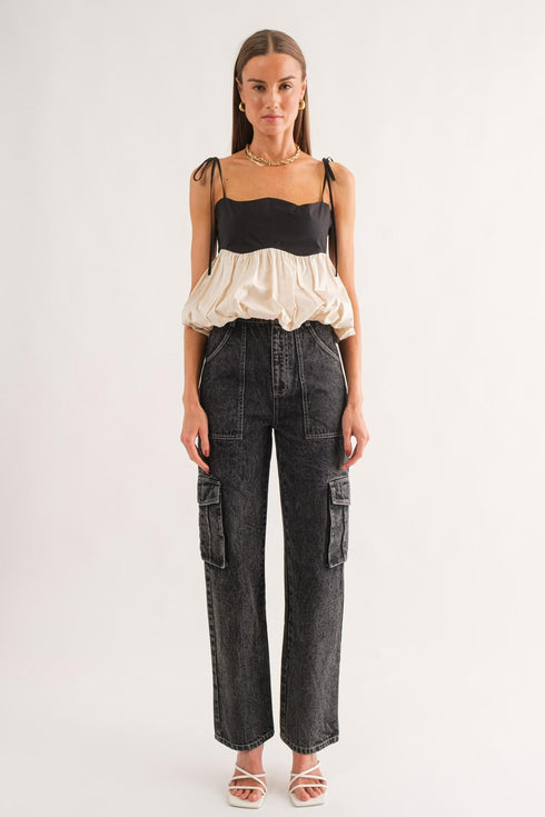 CAMILLA SCALLOP TOP